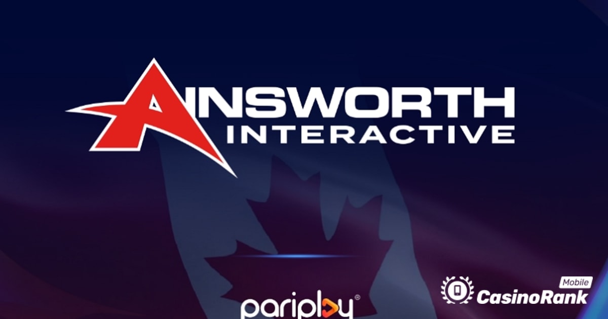 Pariplay 和 Ainsworth 扩大合作伙伴关系以在加拿大推出